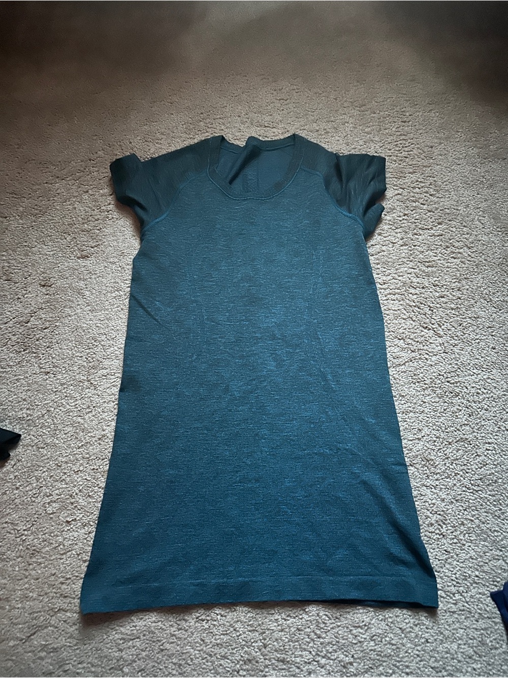 lululemon athletica Short Sleeve Knit Top - Teal Green